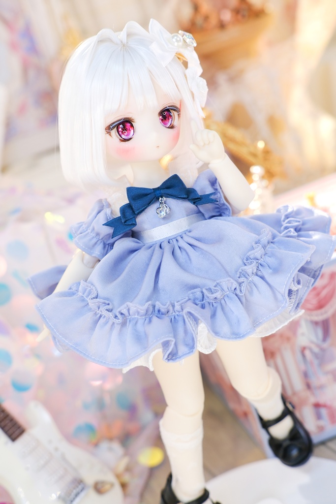 「微糖オルゴール」幼SD・Tinyfox・1/6通用 ドール服 7点セット