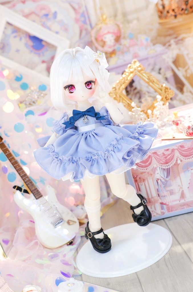 「微糖オルゴール」幼SD・Tinyfox・1/6通用 ドール服 7点セット