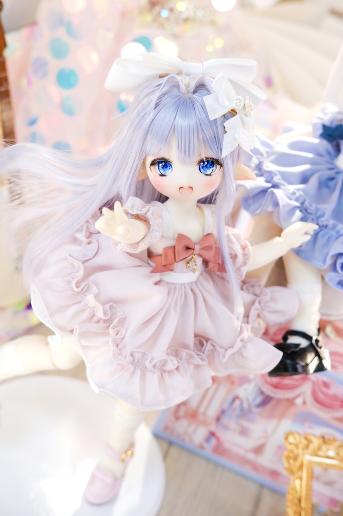 「微糖オルゴール」幼SD・Tinyfox・1/6通用 ドール服 7点セット