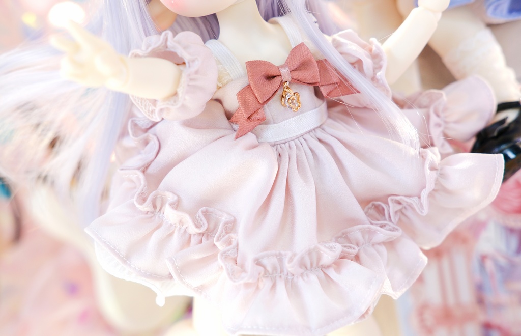 「微糖オルゴール」幼SD・Tinyfox・1/6通用 ドール服 7点セット
