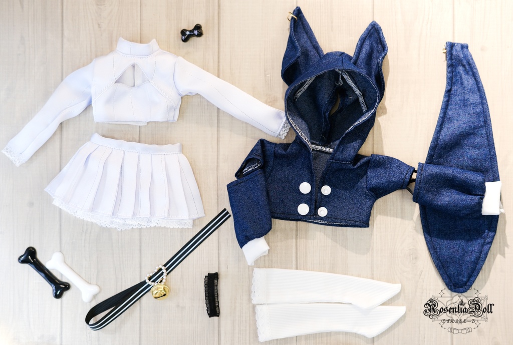 「エクリプスの尻尾」MDD・SDM通用 ドール服 10点セット