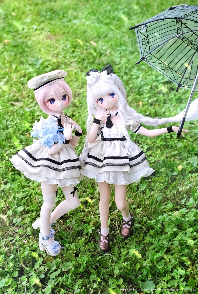 CODE:「黒桜学園」MDD・SDM・1/4サイズ通用 ドール服 9点セット