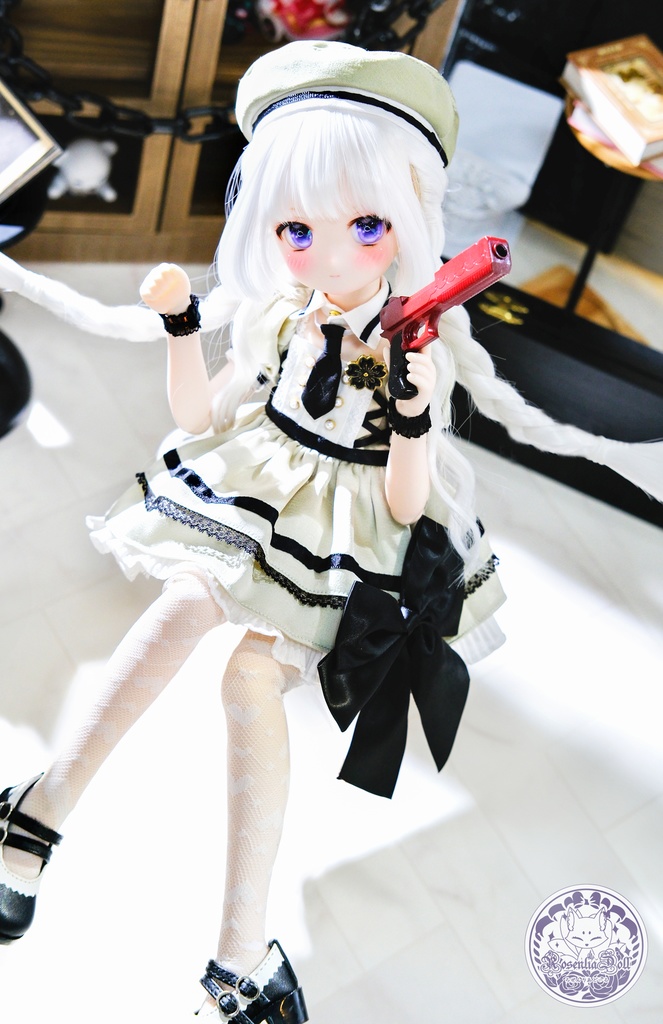 CODE:「黒桜学園」MDD・SDM・1/4サイズ通用 ドール服 9点セット