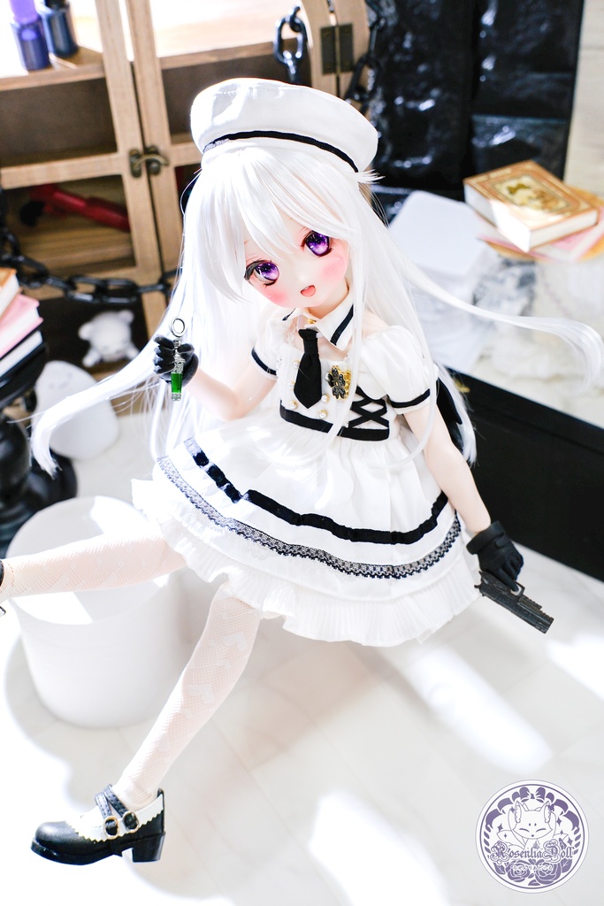 CODE:「黒桜学園」MDD・SDM・1/4サイズ通用 ドール服 9点セット