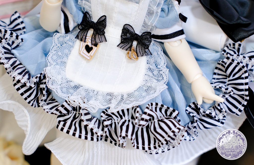 「影絵の国のアリス」幼SD・Tinyfox・1/6通用 ドール服 8点セット