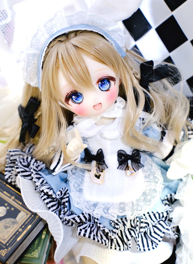 「影絵の国のアリス」幼SD・Tinyfox・1/6通用 ドール服 8点セット