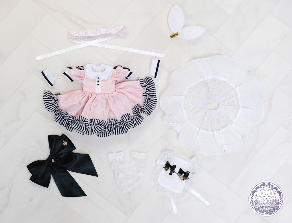 「影絵の国のアリス」幼SD・Tinyfox・1/6通用 ドール服 8点セット