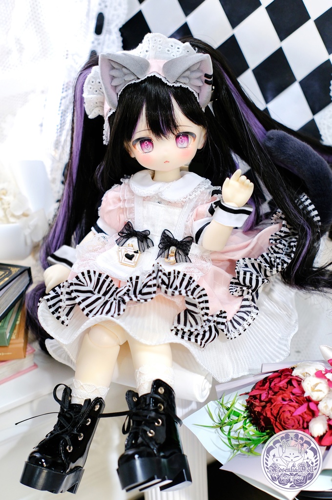 「影絵の国のアリス」幼SD・Tinyfox・1/6通用 ドール服 8点セット