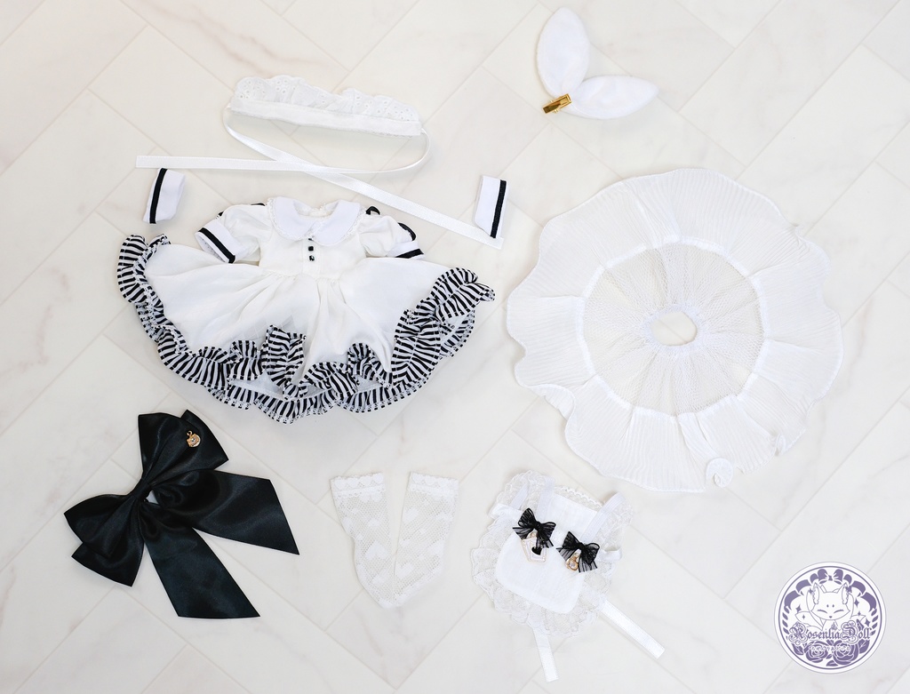 「影絵の国のアリス」幼SD・Tinyfox・1/6通用 ドール服 8点セット