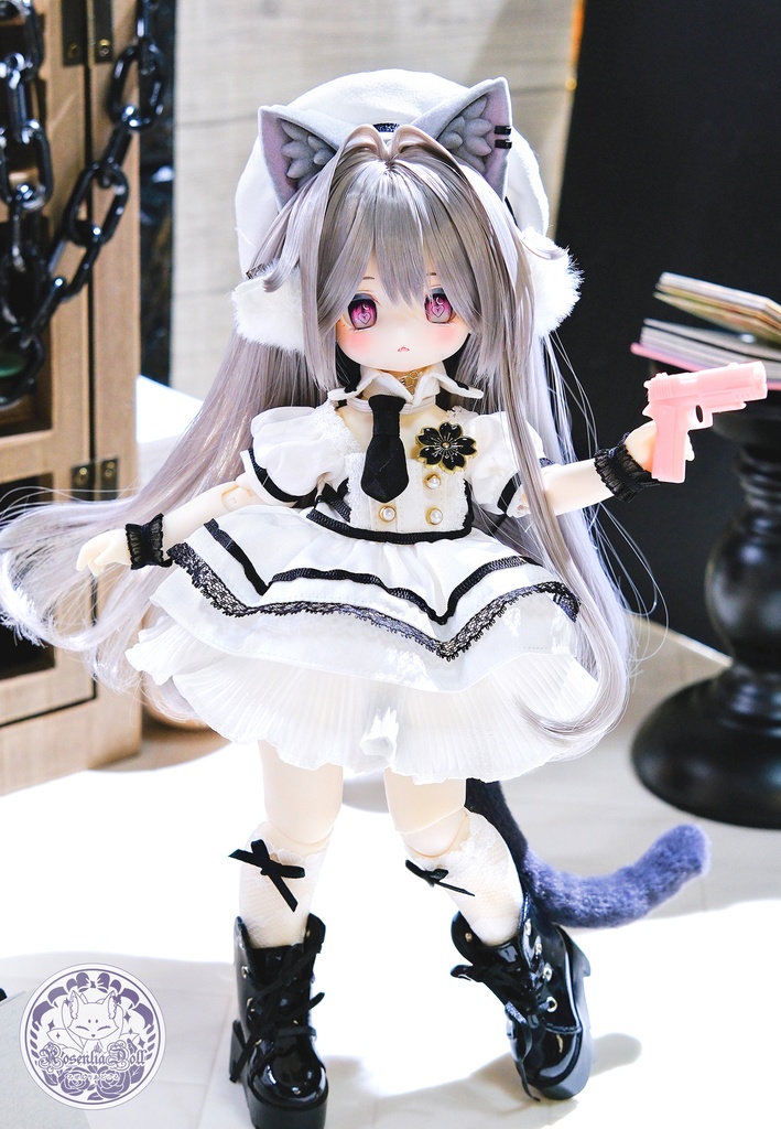 CODE:「黒桜学園」幼SD・Tinyfox・1/6通用 ドール服 9点セット