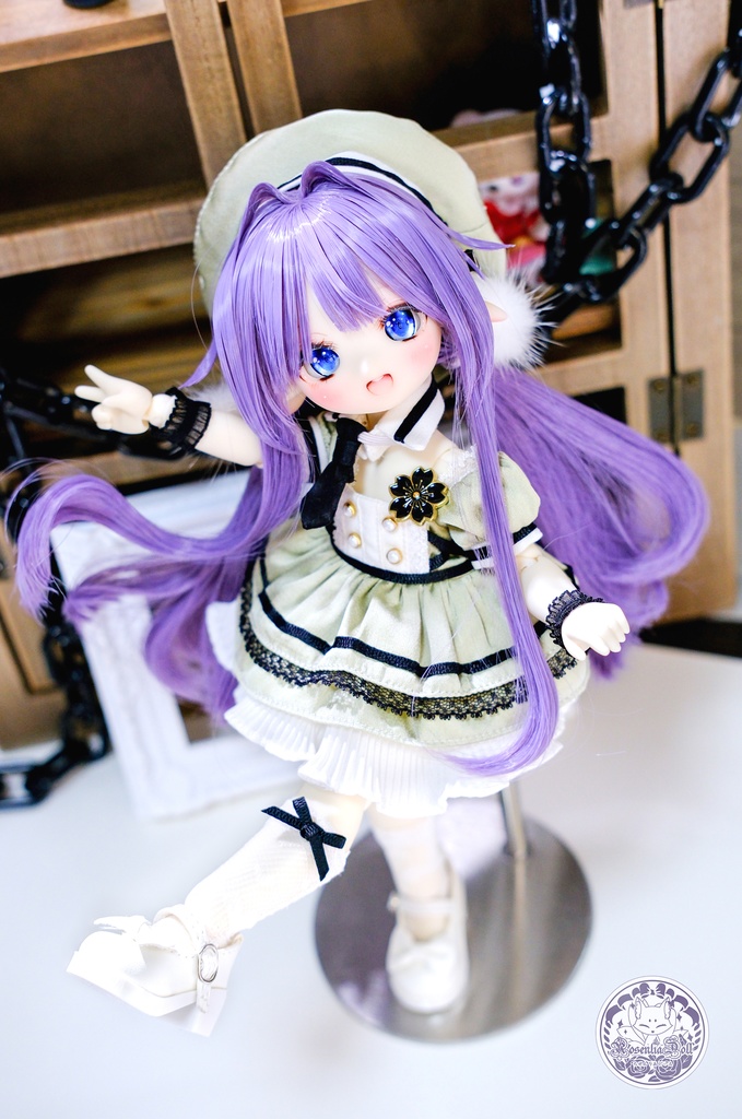 CODE:「黒桜学園」幼SD・Tinyfox・1/6通用 ドール服 9点セット