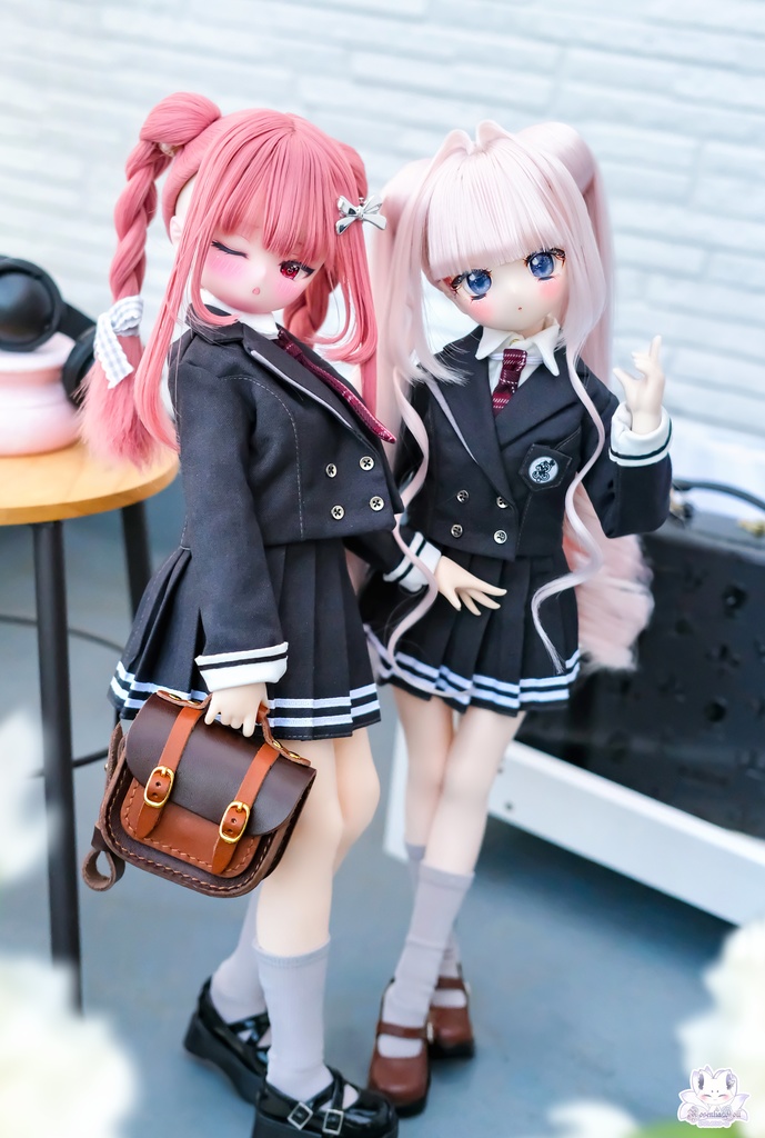 「羅ノ宮女子高等学校」MDD・SDM通用 ドール服 5点セット