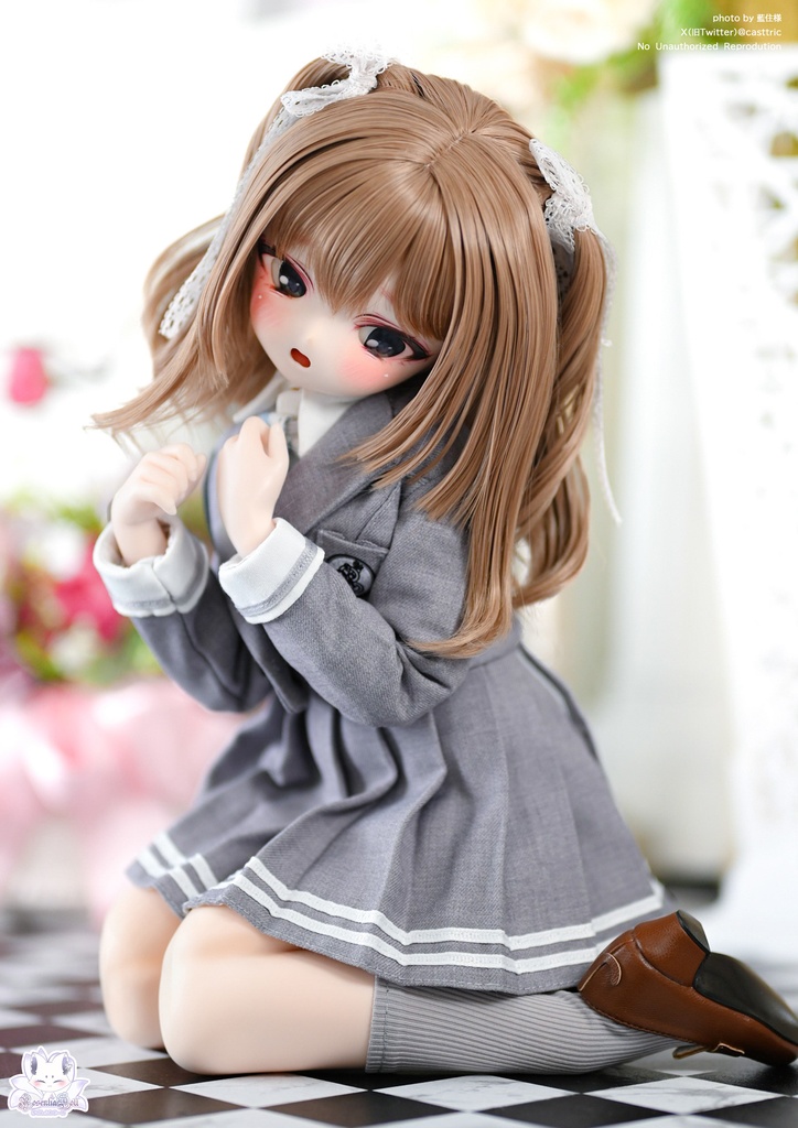 「羅ノ宮女子高等学校」MDD・SDM通用 ドール服 5点セット