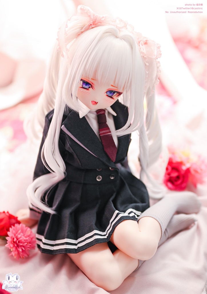 「羅ノ宮女子高等学校」MDD・SDM通用 ドール服 5点セット