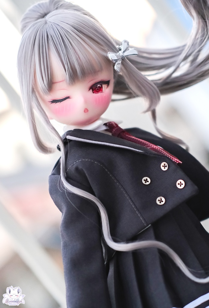 「羅ノ宮女子高等学校」MDD・SDM通用 ドール服 5点セット