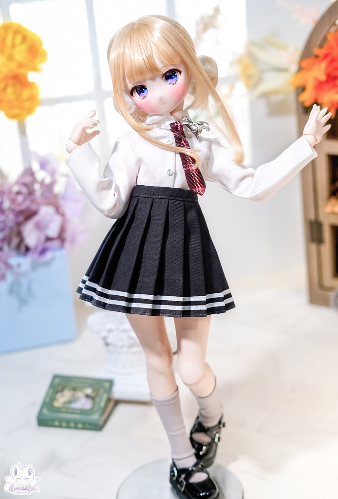 「羅ノ宮女子高等学校」MDD・SDM通用 ドール服 5点セット
