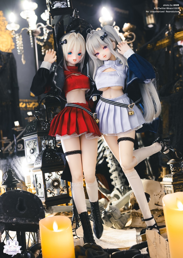 「エクリプスの尻尾」DD・SD通用 ドール服 10点セット