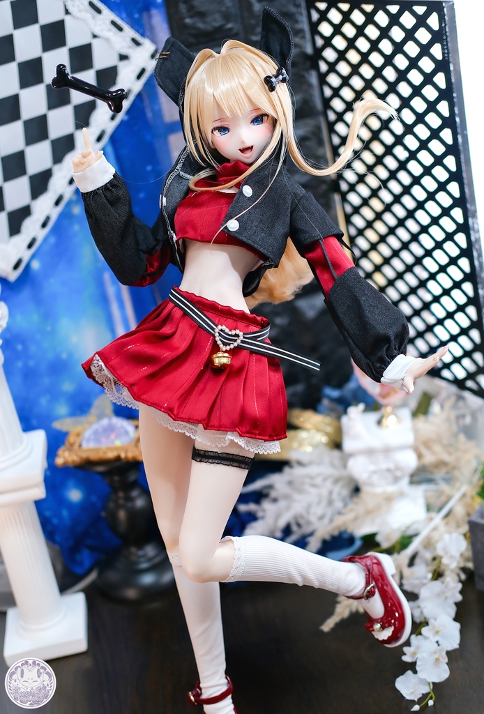 「エクリプスの尻尾」DD・SD通用 ドール服 10点セット