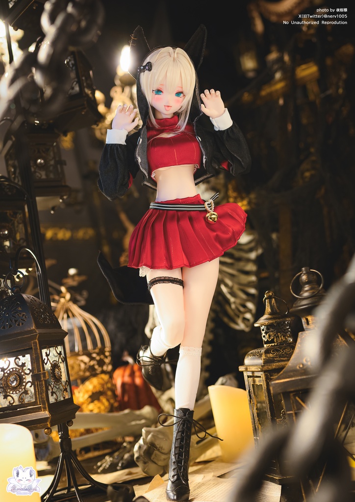 「エクリプスの尻尾」DD・SD通用 ドール服 10点セット