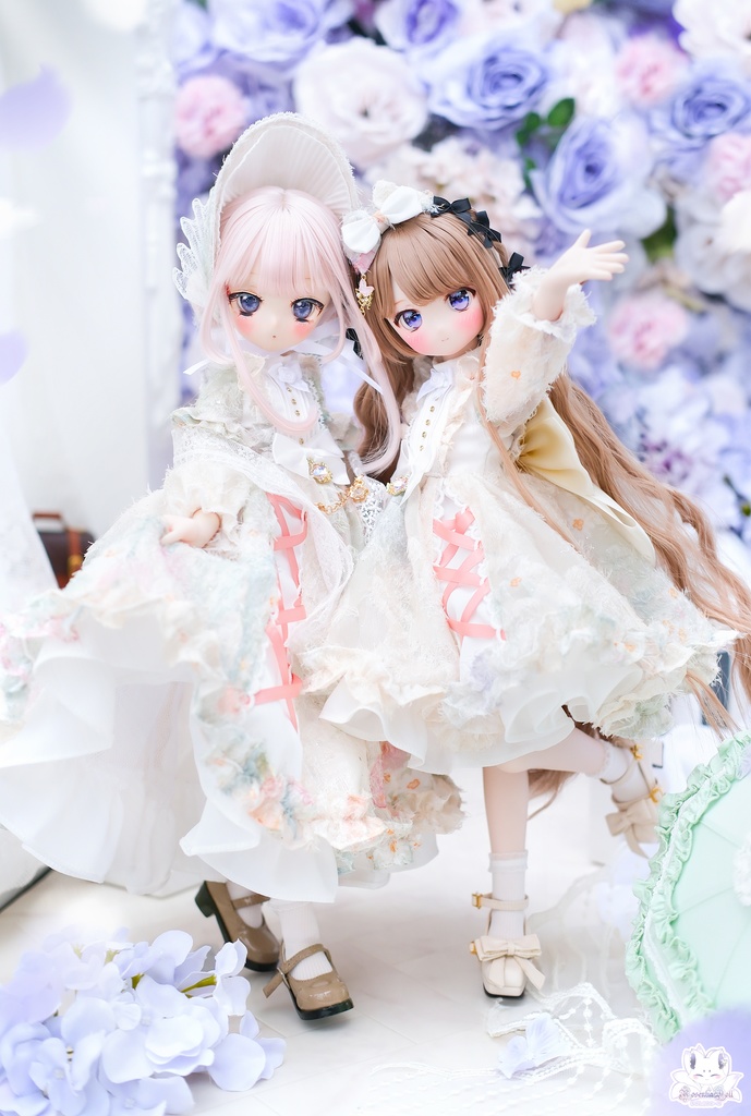 「ペタルキャンバス -淡花-」MDD・DDP・SDM通用 ドール服 5点~7点セット