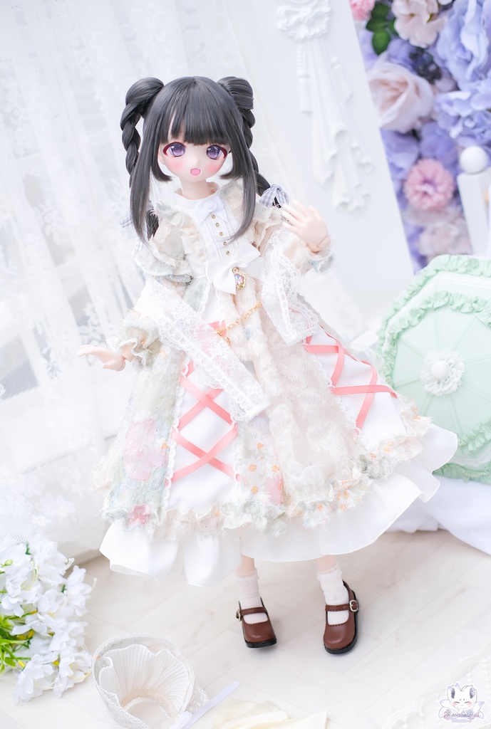 「ペタルキャンバス -淡花-」MDD・DDP・SDM通用 ドール服 5点~7点セット