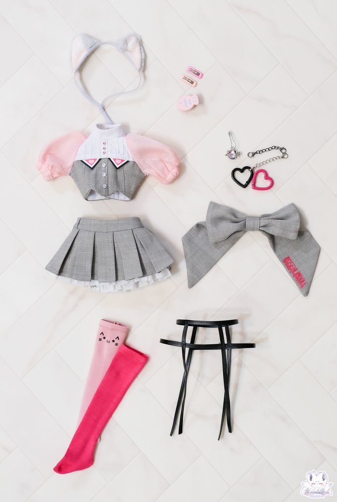 「配信前夜ログイン-虚像モード-」MDD・DDP ドール服 8点セット