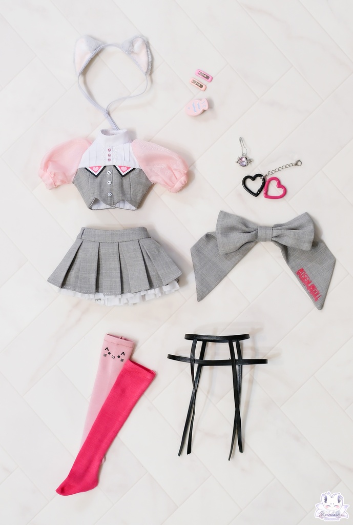 「配信前夜ログイン-虚像モード-」MDD・DDP ドール服 8点セット
