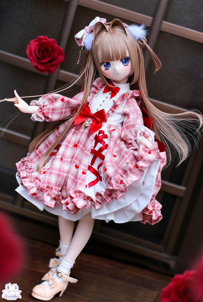 「ペタルキャンバス -紅恋-」MDD・DDP・SDM通用 ドール服 5点~7点セット