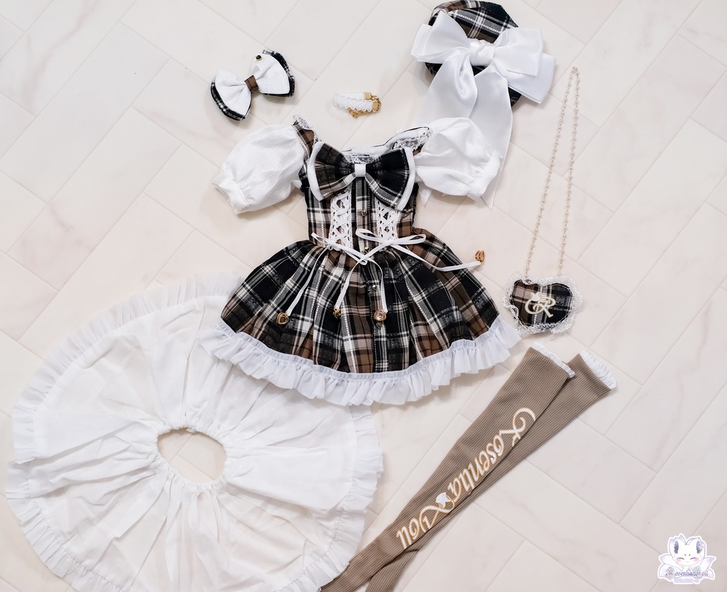 「ときめきショコラ」DD・DDdy・SDgr ドール服 7点セット