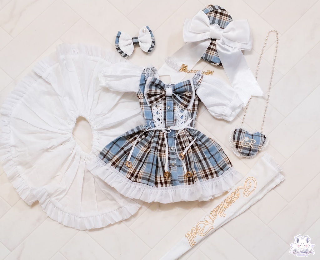 「ときめきショコラ」DD・DDdy・SDgr ドール服 7点セット