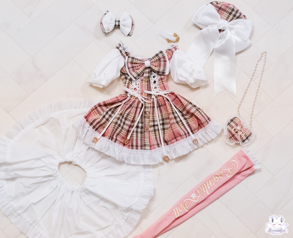 「ときめきショコラ」DD・DDdy・SDgr ドール服 7点セット