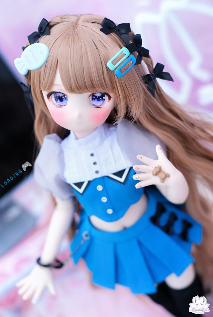 「配信前夜ログイン-内緒モード-」MDD・DDP ドール服 6点セット