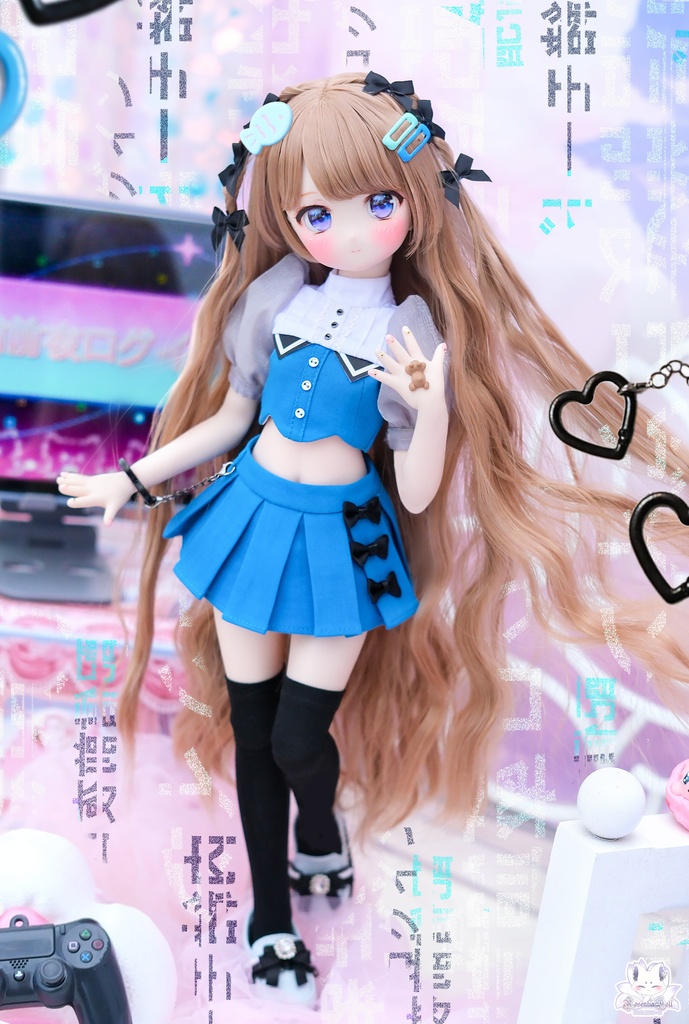 「配信前夜ログイン-内緒モード-」MDD・DDP ドール服 6点セット