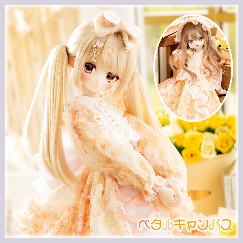 準備中…「ペタルキャンバス －金糸雀－」MDD・DDP・SDM通用 ドール服 5点～7点セット