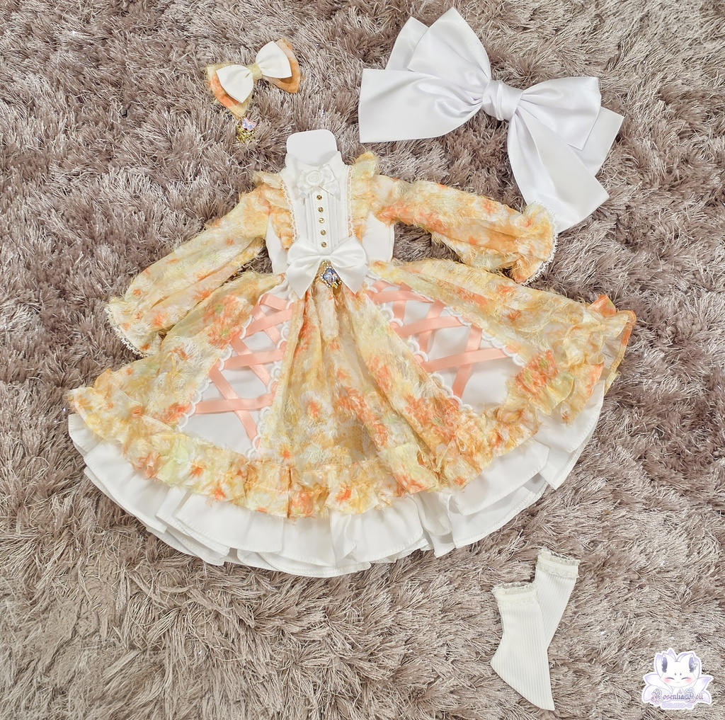「ペタルキャンバス -金糸雀-」MDD・DDP・SDM通用 ドール服 5点~7点セット