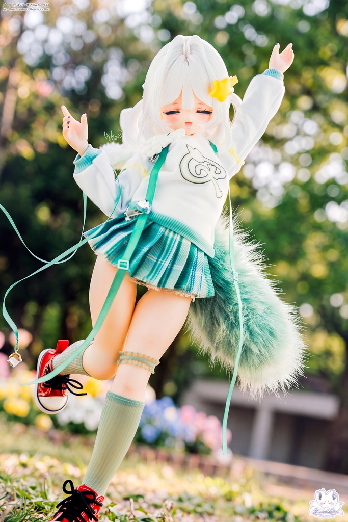 「けもみみ休日」MDD・DDP・SDM通用 ドール服 6点セット