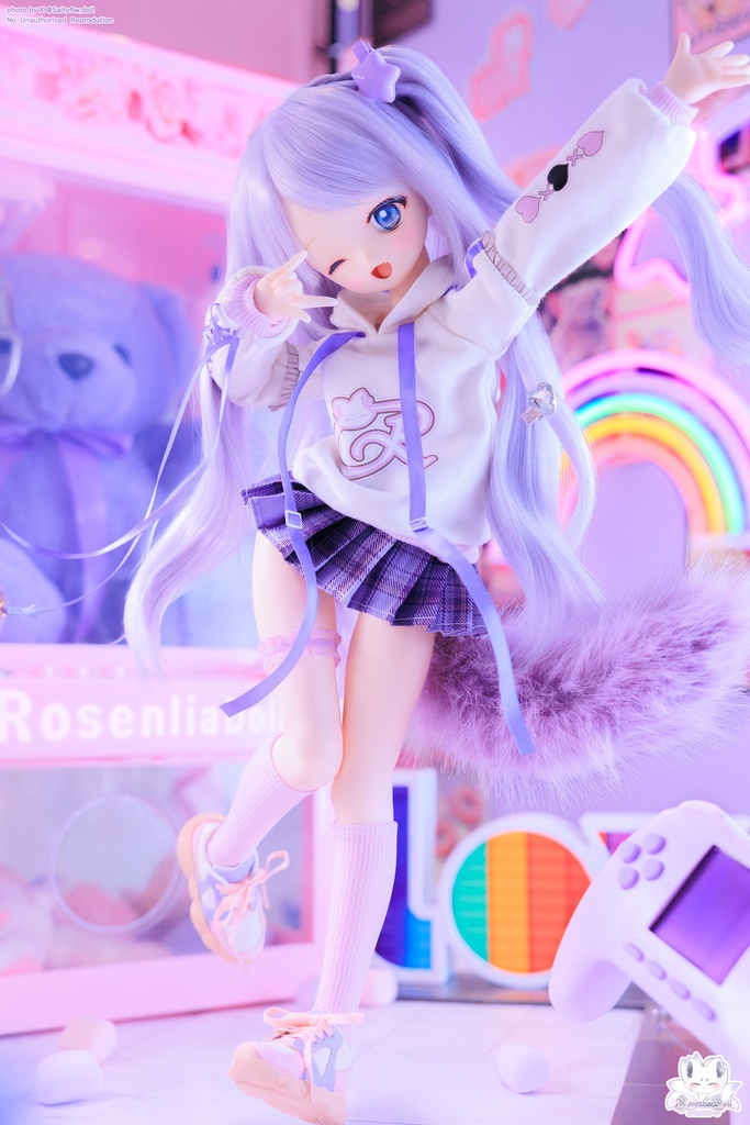 「けもみみ休日」MDD・DDP・SDM通用 ドール服 6点セット