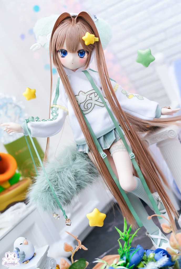 「けもみみ休日」MDD・DDP・SDM通用 ドール服 6点セット