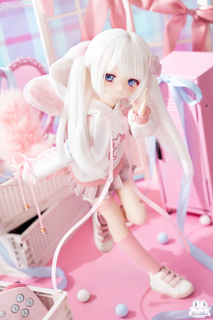 「けもみみ休日」MDD・DDP・SDM通用 ドール服 6点セット