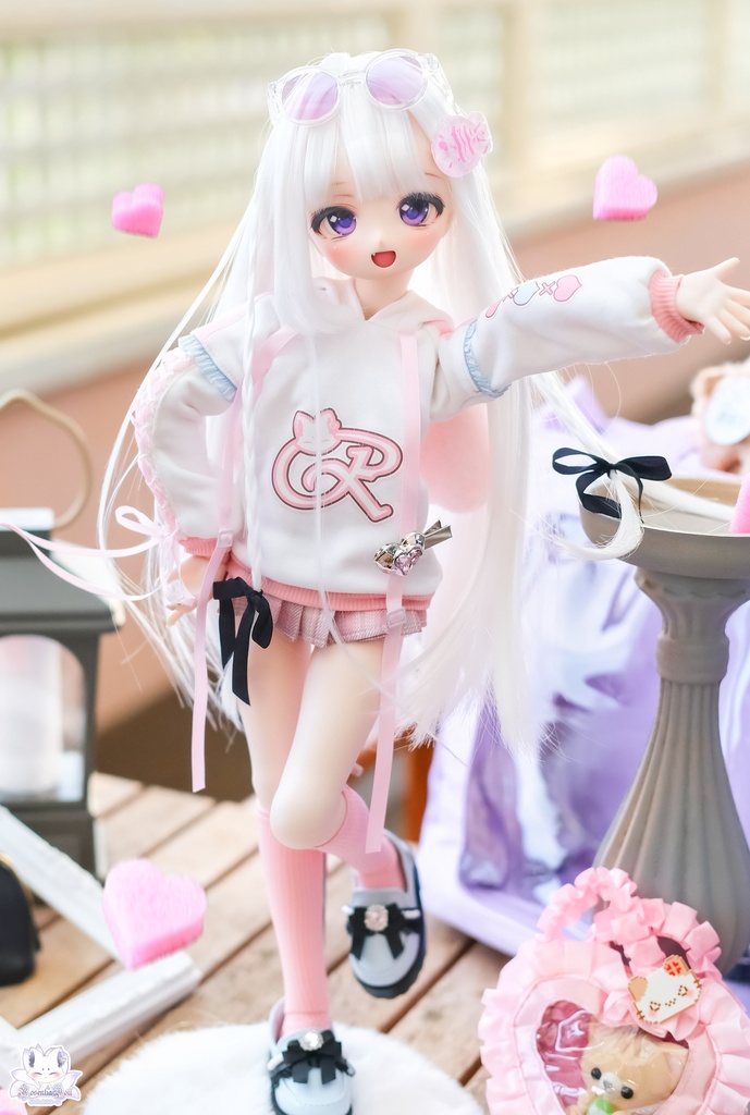 「けもみみ休日」MDD・DDP・SDM通用 ドール服 6点セット