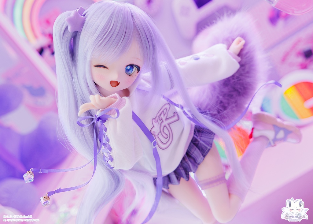 「けもみみ休日」MDD・DDP・SDM通用 ドール服 6点セット