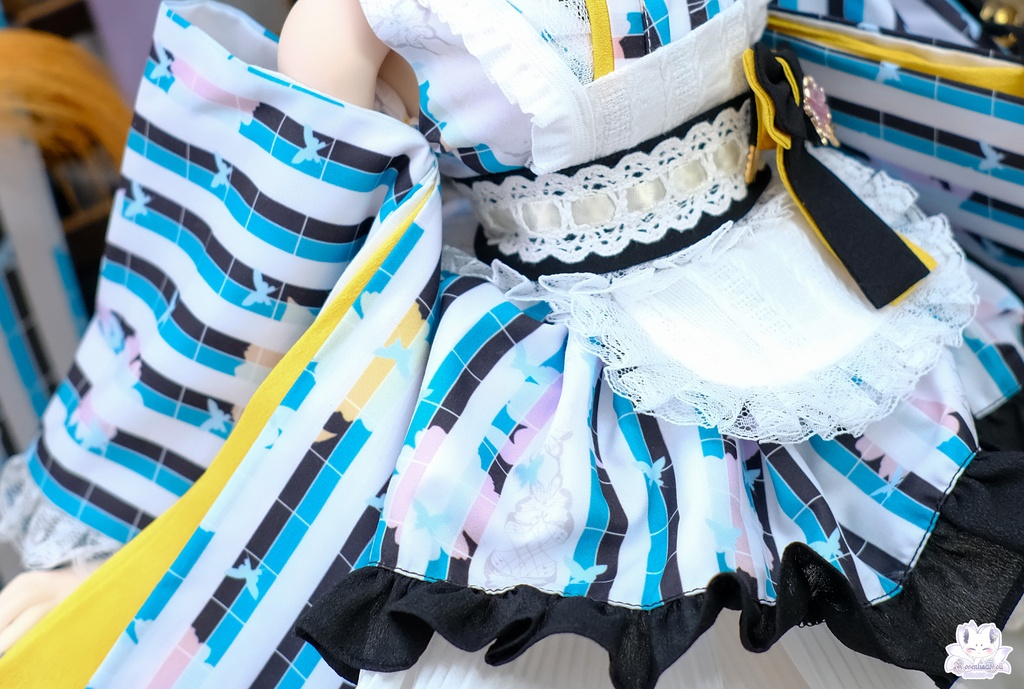 「メイド万華鏡」DD・DDS・SDgr・1/3サイズ ドール服 11点セット 着物 和風メイド服