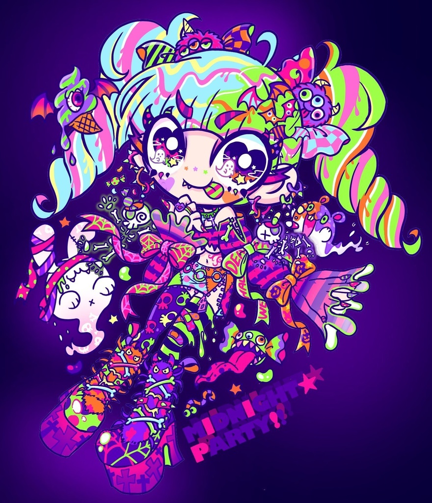 MIGNIGHT PARTYステッカー