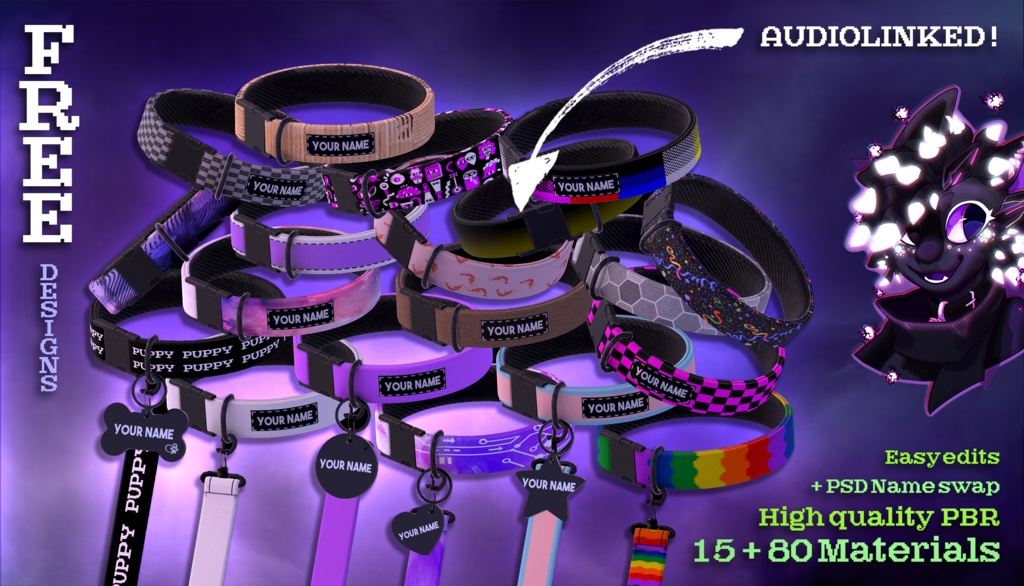 CHIRP Collar Megapack (+ OSC Leash & Bracelets + Pride Pack)