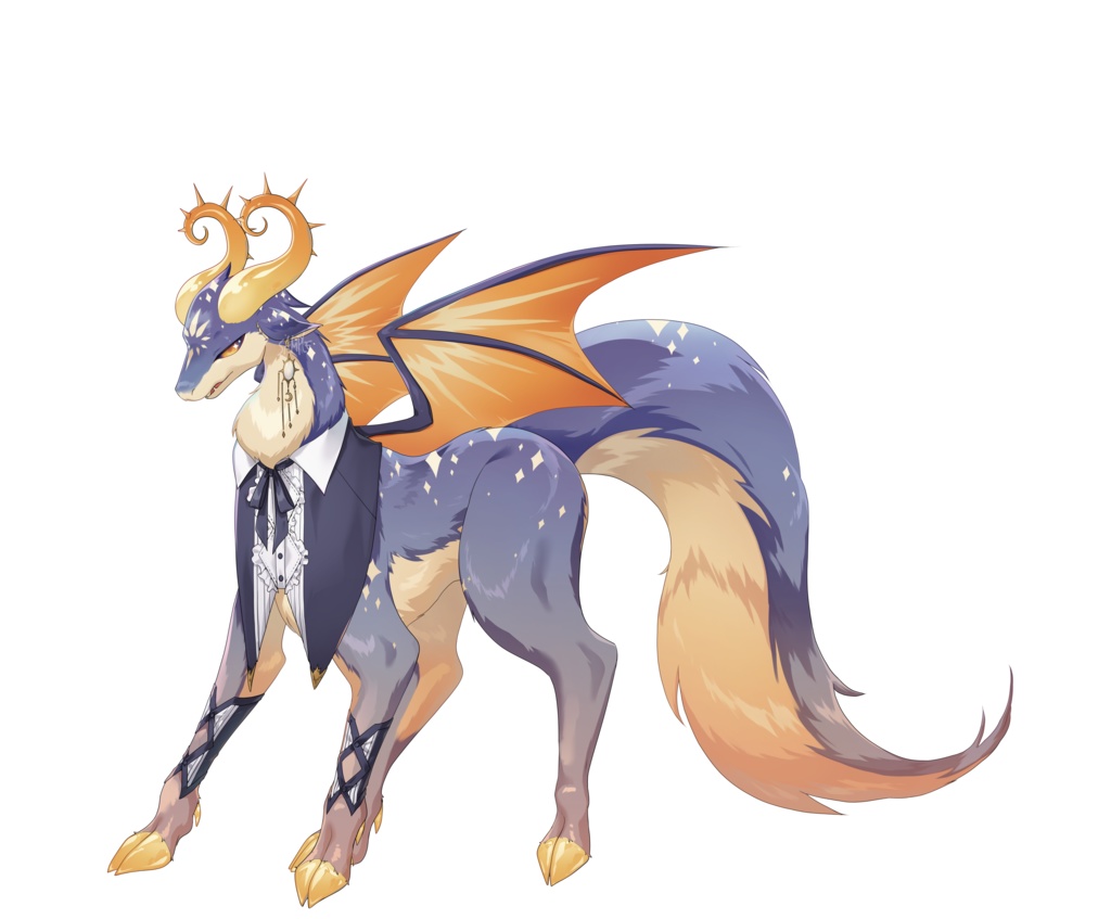 【汎用モデル】太陽と月のドラゴン