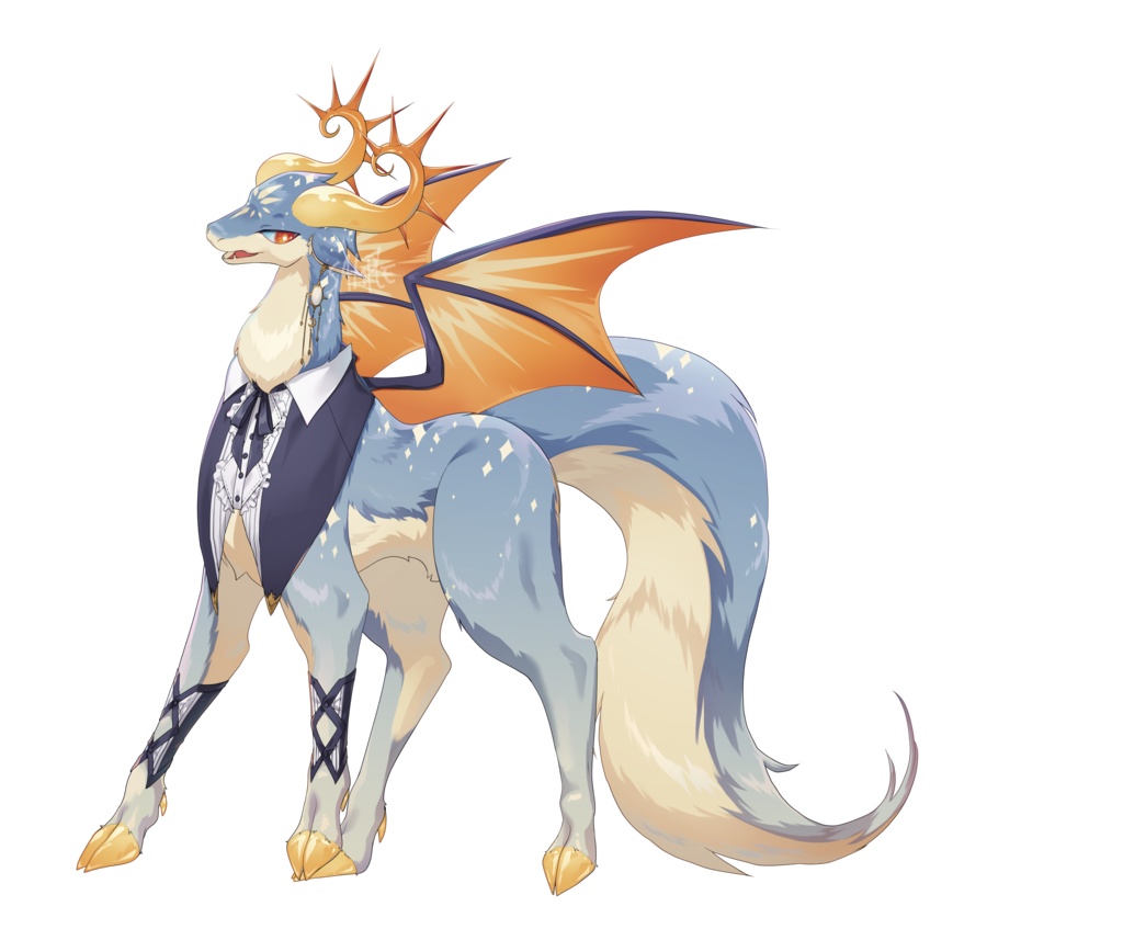 【汎用モデル】太陽と月のドラゴン