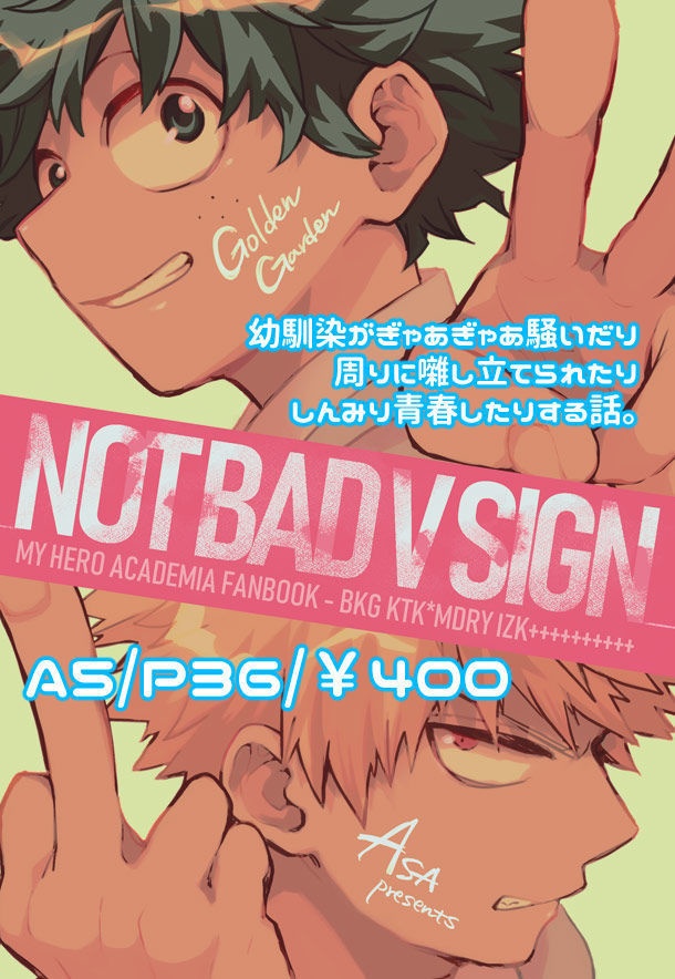 NOT BAD V SIGN【勝デク】