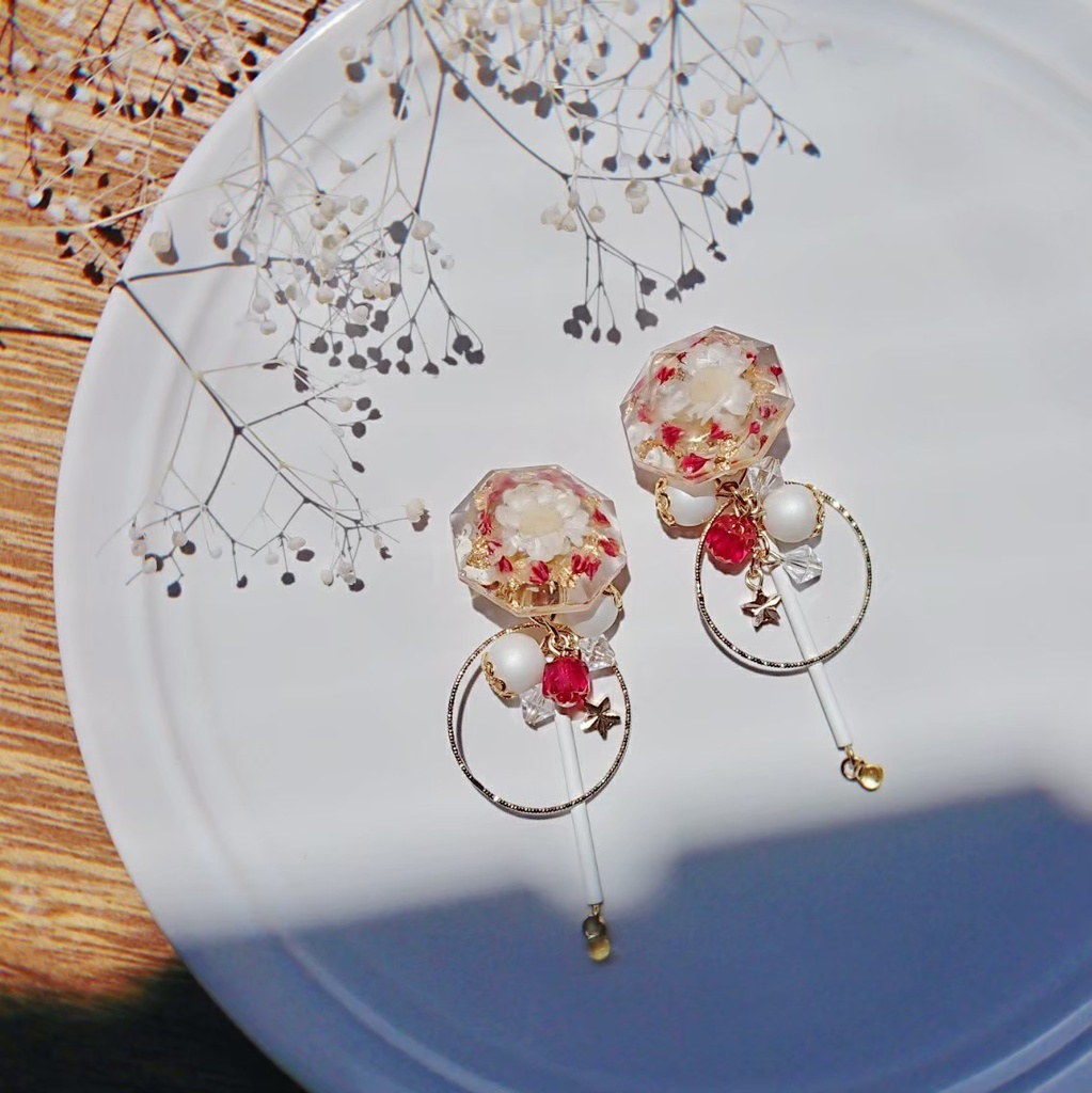 刀剣*フラワーイヤリング