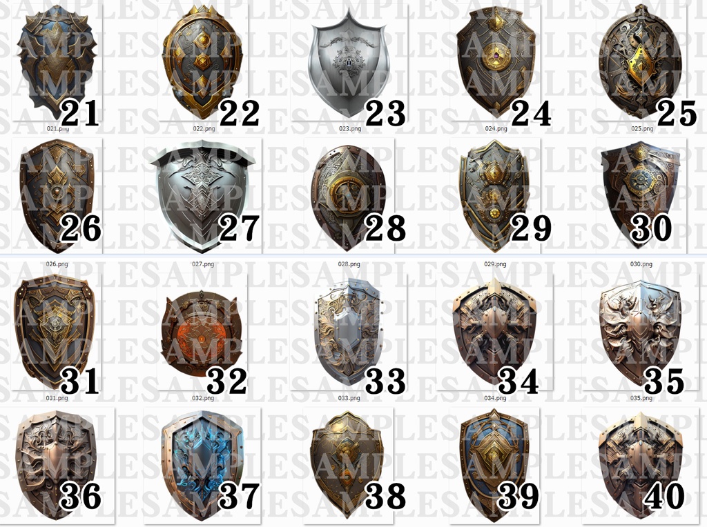 AIアイテム(盾no1~100