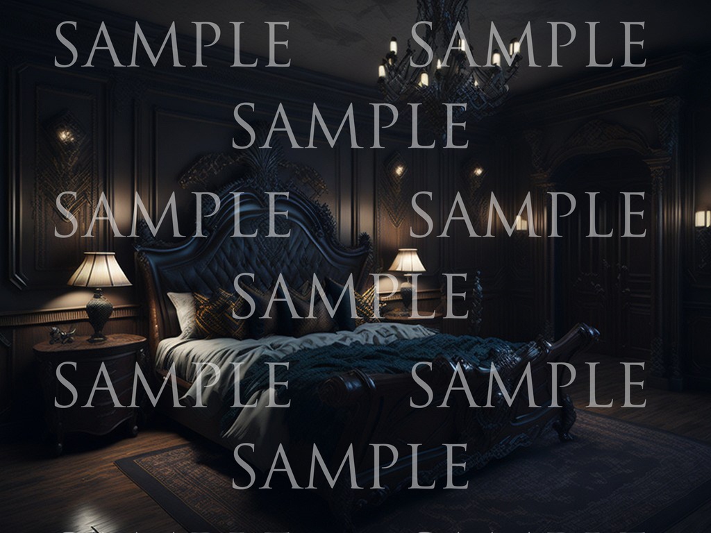 A研AI背景素材集v2 洋館(ホラー風) 500